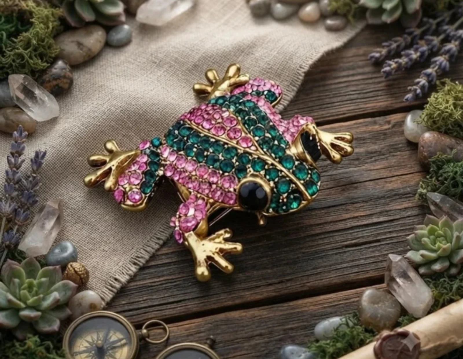 Broche de rana